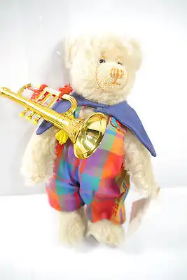 SIGIKID Club - Clown Teddy Bär bear Michi mit Trompete Stofftier ca. 24cm (K12)