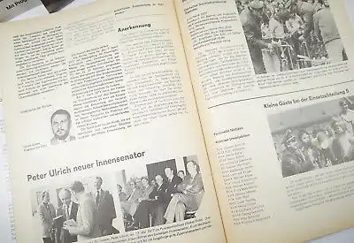POLIZEISCHAU Berliner Polizei - 7 Hefte Zeitschrift Magazin 60/70er BARTELS *MF5