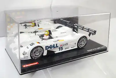 CARRERA Exclusiv - BMW V12 LMR 1999 weiß Slotcar ca.19cm (F26)