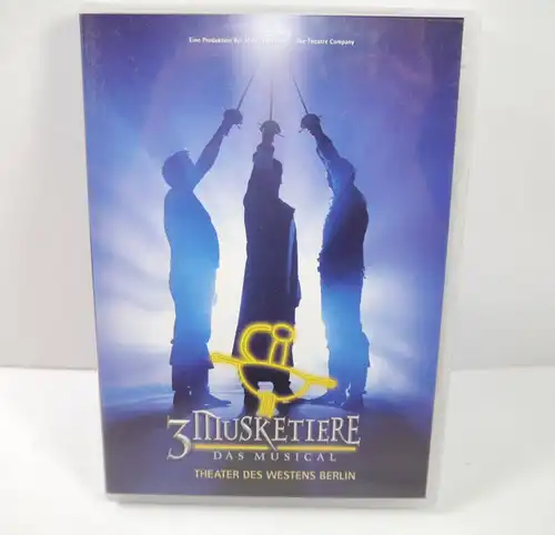 3 MUSKETIERE Das Musical - Demo DVD THEATER DES WESTENS BERLIN (WR4)