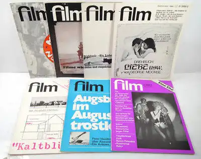 FILM 7 Hefte Jahrgang 1967 1968 1969 1988 Zeitschrift Magazin BRUNO SCHMIDT *MF4