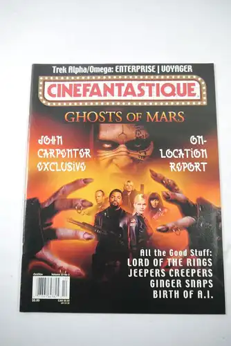 Cinefantastique Film Magazin Ghosts of Mars  Vol.33 Nr.5 2001 Z :sehr  gut (WR6)