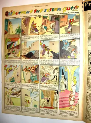 HÖRZU 6  1960 Zeitschrift   Infos, Rätsel, ... mit Mecki Comicseite (K10)
