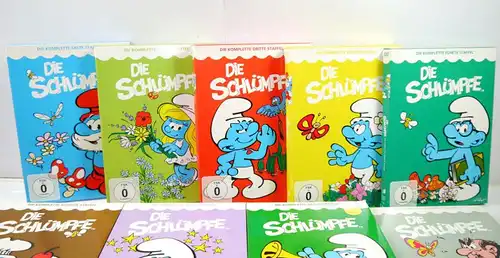 DIE SCHLÜMPFE Smurfs - Staffel 1 2 3 4 5 6 7 8 9 DVD Komplette Serie SONY (WR4)