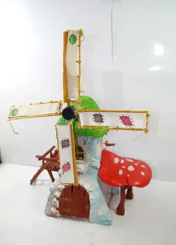 SCHLÜMPFE Smurfs Windmühle windmill Spielset SCHLEICH ca.38cm ALTE VERSION (F17*
