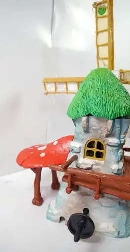 SCHLÜMPFE Smurfs Windmühle windmill Spielset SCHLEICH ca.38cm ALTE VERSION (F17*