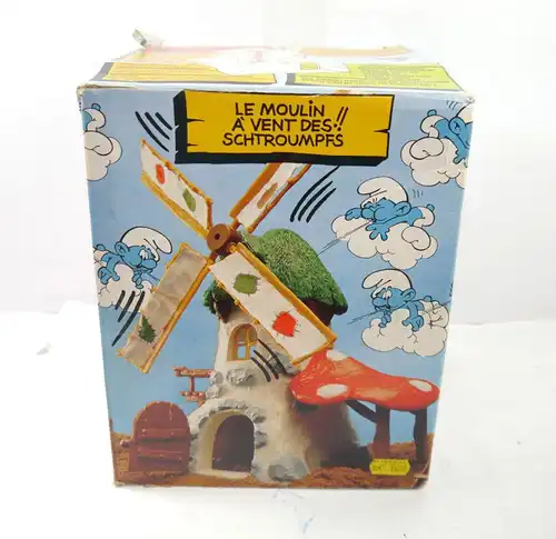 SCHLÜMPFE Smurfs Windmühle windmill Spielset SCHLEICH ca.38cm ALTE VERSION (F17*