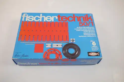 FISCHERTECHNIK 50 / 1 Aufbau - Grundkasten Box 2301405 Neu  (MF15)