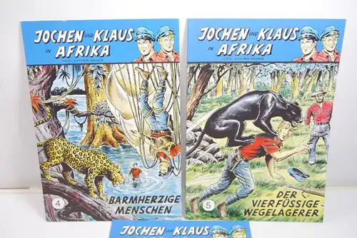 JOCHEN UND KLAUS In Afrika - Heft 4 5 6 Comic Großband CCH Nachdruck (WR2)