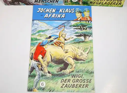 JOCHEN UND KLAUS In Afrika - Heft 4 5 6 Comic Großband CCH Nachdruck (WR2)