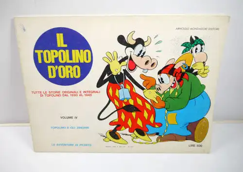 IL TOPOLINO D'ORO The golden mouse - Volume IV Comic SC 1930-1945 Disney (WR4)