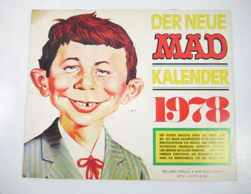 Deutsches MAD - Der neue MAD Kalender 1978 WILLIAMS VERLAG 30x25cm (WR4)