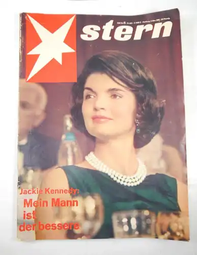 STERN Heft 45 / November 1960 Zeitschrift Magazin Großformat Jackie Kennedy *F26