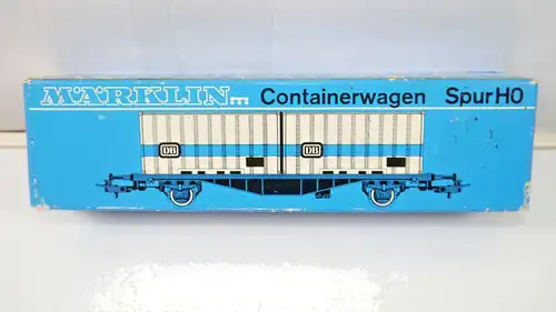 MÄRKLIN 4664 Containerwagen DB Deutsche Bahn Modelleisenbahn Spur H0 (MF11)