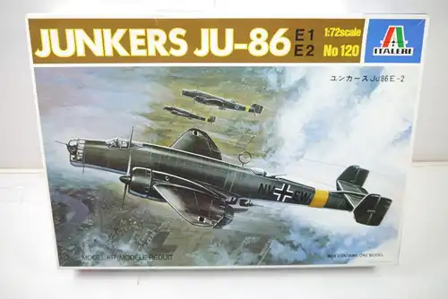 ITALERI 120 Junkers JU-86 E-2 Flugzeug Modellbausatz 1:72 (MF22)