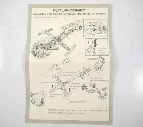 CAPTAIN FUTURE 305 077 254 Pb-78 Future Comet Raumschiff ship POPY Popinica *L