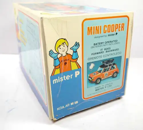 MISTER P M18 Mini Cooper Auto Car Griechenland Remote Controled ca.24cm (F2)