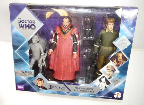 DOCTOR WHO The Daemons Collectors Set / 3rd Doctor Actionfiguren CHARACTER (L)