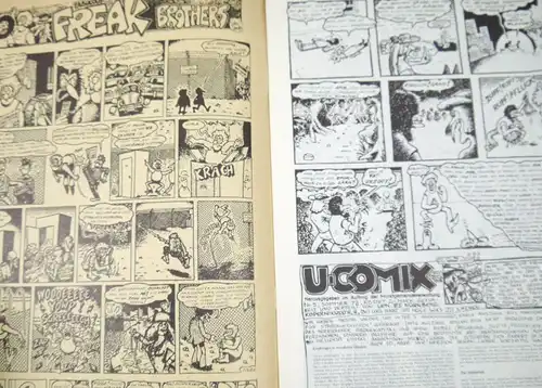 U-COMIX Zeitung zum lachen Heft 5  Freak Brothers Comic SC VOLKSVERLAG (B2)