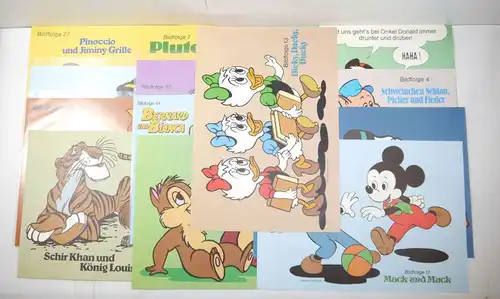 MICKY MAUS Mickey Mouse Bildfolge 20 Stk. Poster EHAPA Disney 24,5x35cm (MF4)