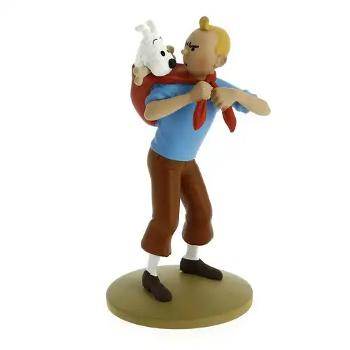 TIM & STRUPPI Tintin rettet Struppi Figur MOULINSART ca.12cm NEU (L)