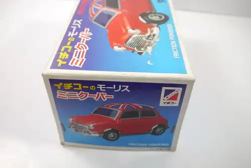 Ichiko Morris Mini Cooper Friction Powered ca . 20cm Z : sehr gut  (F12)