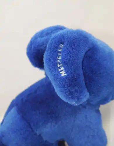 METZELER Reifen - Elefant blau Stofftier Werbefigur Maskottchen (F27)#H