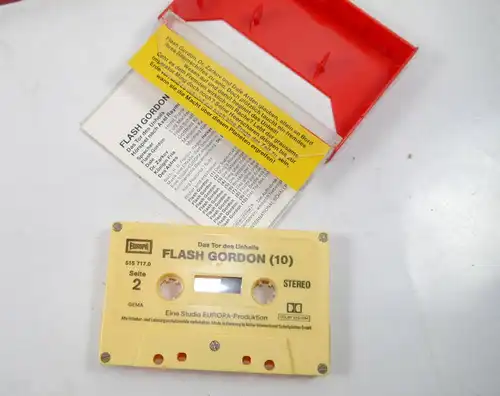 FLASH GORDON Nr. 1 2 3 4 5 6 7 8 9 10 Komplett MC Kassette Hörspiel EUROPA (K36)