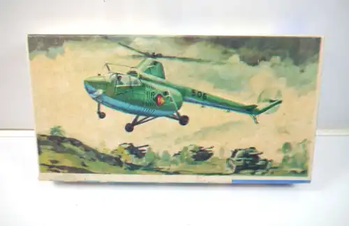 VEB PLASTICART MI-1 Hubschrauber Plastik Modellbausatz 1:100 (K51)