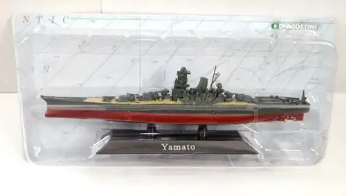 KRIEGSSCHIFFE Schlachtschiff YAMATO Standmodell 1:1250 DeAGOSTINI *K73 #10