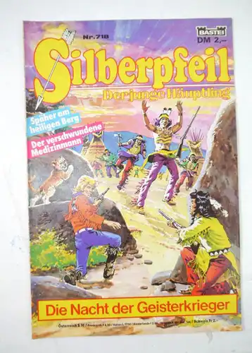 SILBERPFEIL Heft 718 - Die Nacht der Geisterkrieger Comic BASTEI (MF4)