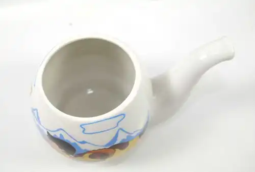HEIDI Schnabeltasse aus Porzellan mit Aufdruck FUNNY DESIGN West Germany (K43)