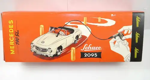 SCHUCO 2095 01870 Mercedes 190 SL Auto silber Fernlenkwelle Replica m.OVP (K39)