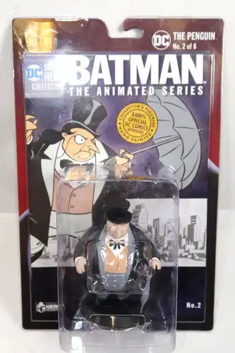 BATMAN Animated Series Nr. 2 The Penguin Figur SUPER HERO COLLECTION Eaglemoss L