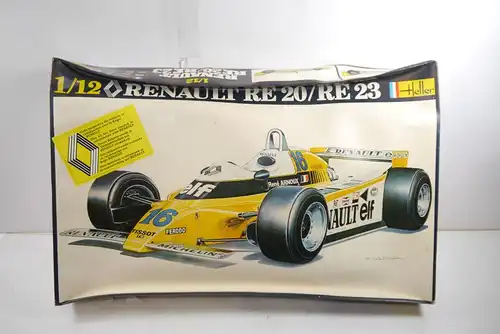 Heller Renault RE20 / RE23 Formel 1 Plastik Modellbausatz 1:12 Neu (F25)