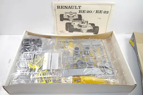 Heller Renault RE20 / RE23 Formel 1 Plastik Modellbausatz 1:12 Neu (F25)