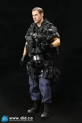 DID LAPD Swat : Assaulter Driver Actionfigur 1:6 Ryan Gosling Neu (L) *
