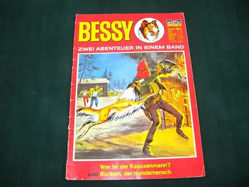 Bessy Doppelband 58 Wer ist der Kapuzenmann Bucksin der Hundme   Bastei Z:3 (LR)