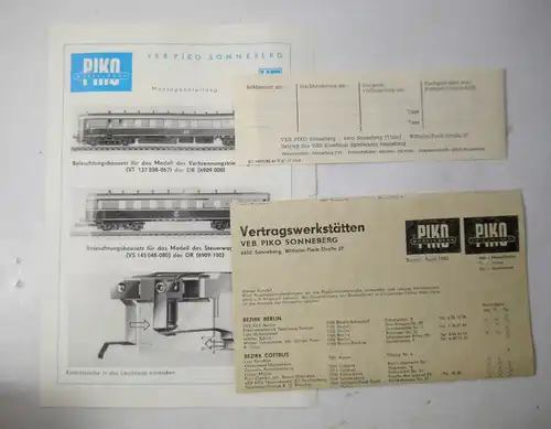 PIKO Triebwagenzug BR185 + BR195 Deutsche Reichsbahn DR Set Spur H0 1:87 (MF11)