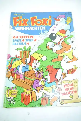 FIX UND FOXI Konvolut Weihnachtshefte Hefte Beilagen  1969 1979 (WRY)
