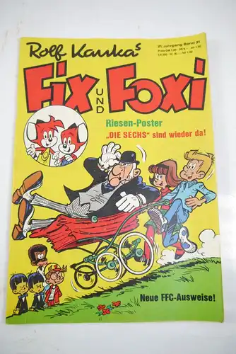 FIX UND FOXI 21. Jahrgang Band 31 mit Riesen Poster Z : 2 (WR1)