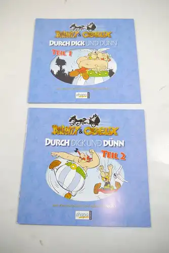 Asterix & Obelix Durch Dick und Dünn Teil 1 + 2   Ehapa      Z : 1 - 2  ( WR2 )