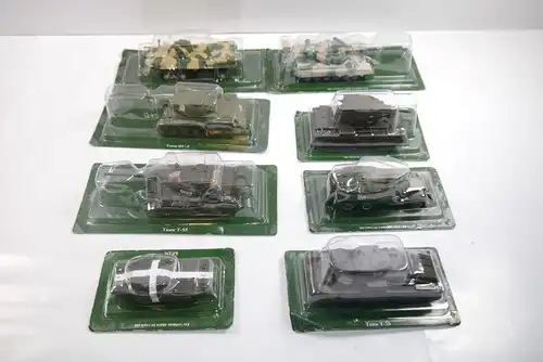 Udssr Tank 8 vers. Tank Panzer Russian Tank Serie 1:72  Eaglemoss  Neu OVP (KB)