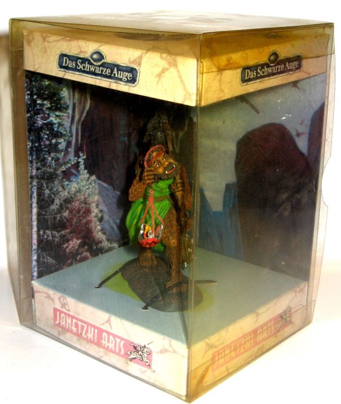 15507a Goblin Ratcatcher Das schwarze Auge Zinnfigur 