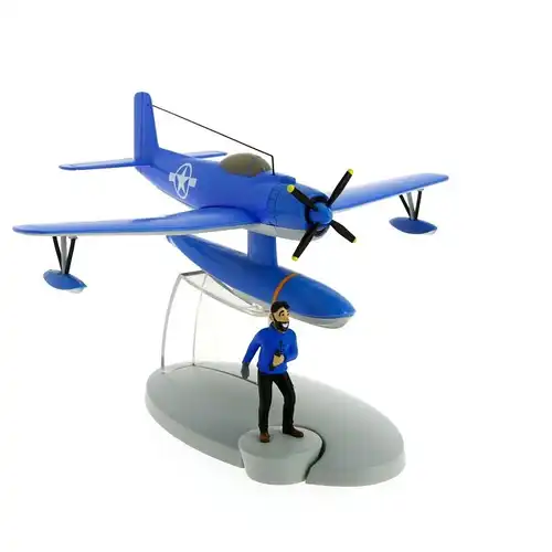 TIM & STRUPPI Wasserflugzeug Haddock Figur Tintin Moulinsart Flugzeug 29524 L*