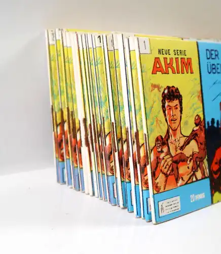 AKIM ( Neu Serie ) Heft 1 - 24 Comic Piccolo HETHKE Nachdruck 1985 (K84)