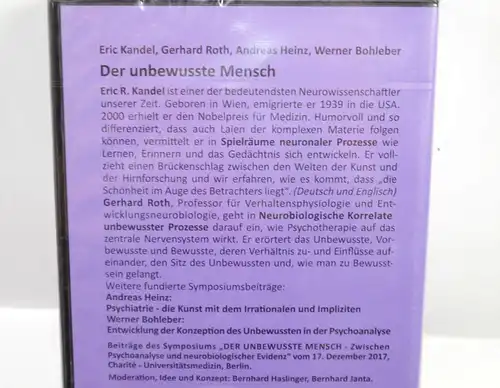 DER UNBEWUSSTE MENSCH Neurobiologische Prozesse ... DVD HÖRSAAL Neu (WR4)