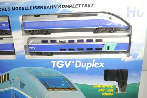 TGV DUPLEX Mehano Train Komplettset H0 Gleichstrom Triebwagen NEU (F15)