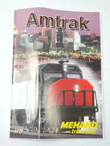 AMTRAK Mehano Train Komplettset H0 Gleichstrom Dampflokomotive - mit OVP (F5)