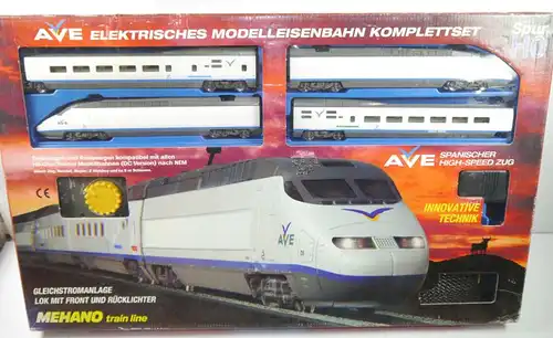 AVE Spanischer High-Speed Mehano Train Komplettset H0 Triebwagen Neu (F18) Z:1